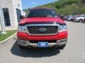 2005 Bright Red Ford F150 Lariat SuperCrew 4x4  photo #5