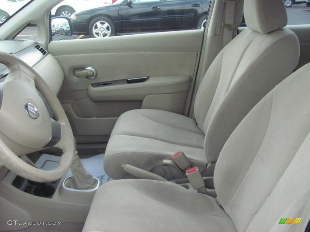 2007 Versa S - Sapphire Blue Metallic / Beige photo #4