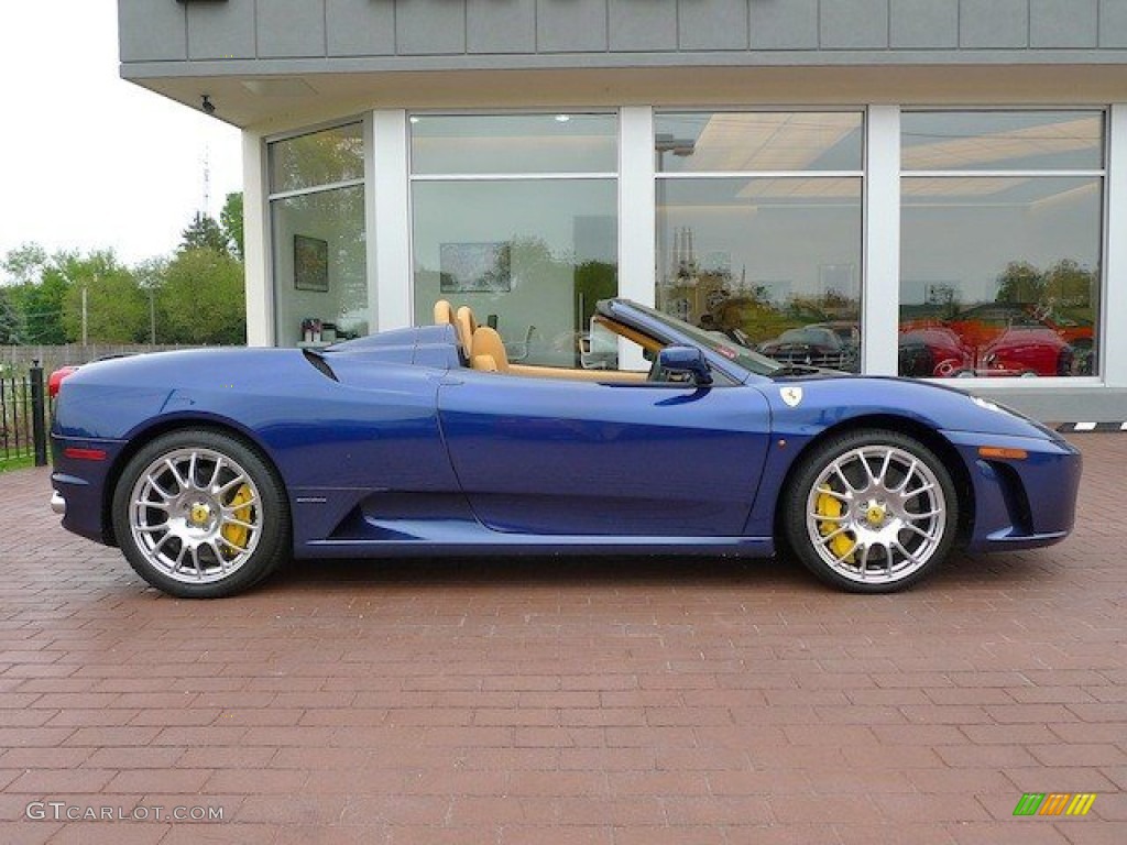 Tour de France Blue 2009 Ferrari F430 Spider F1 Exterior Photo #64792068
