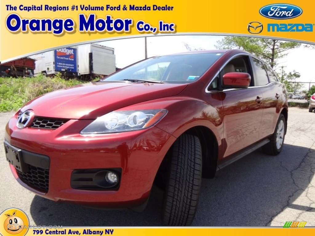 2009 CX-7 Sport AWD - Copper Red Mica / Sand photo #1