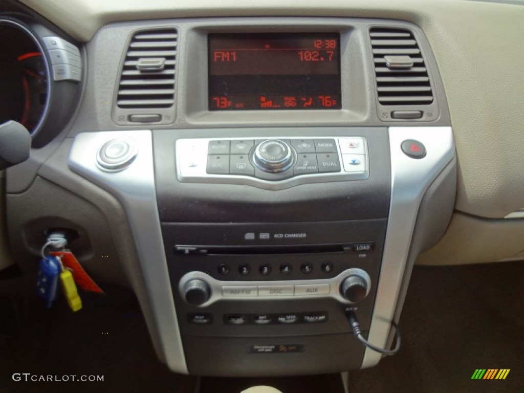 2009 Murano S AWD - Brilliant Silver Metallic / Beige photo #14