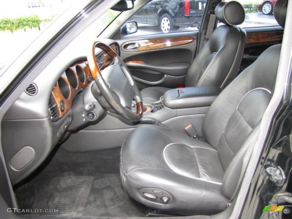 Charcoal Interior 2001 Jaguar XJ Vanden Plas Supercharged Photo #64792803