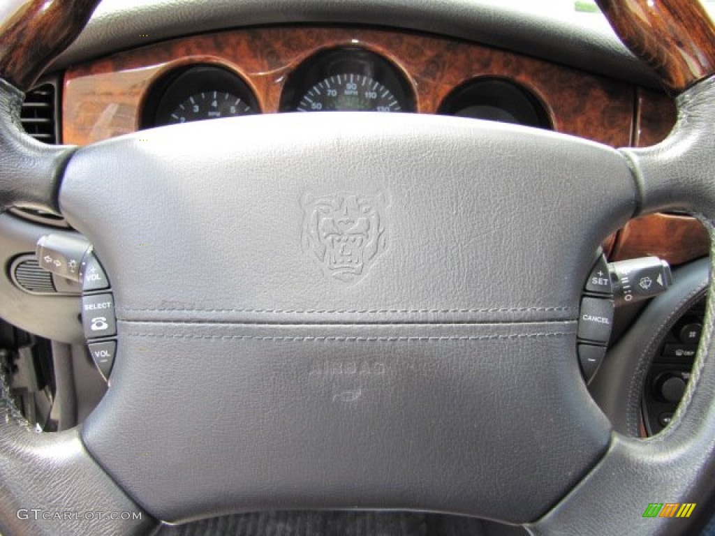 2001 XJ Vanden Plas Supercharged - Black / Charcoal photo #14