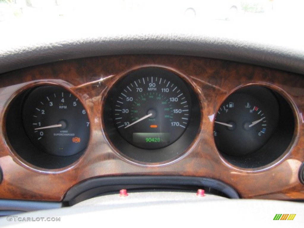 2001 Jaguar XJ Vanden Plas Supercharged Gauges Photos