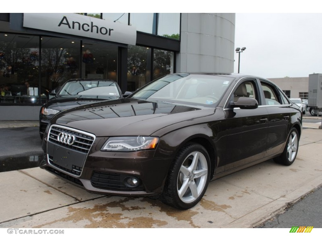 2011 A4 2.0T quattro Sedan - Teak Brown Metallic / Cardamom Beige photo #1