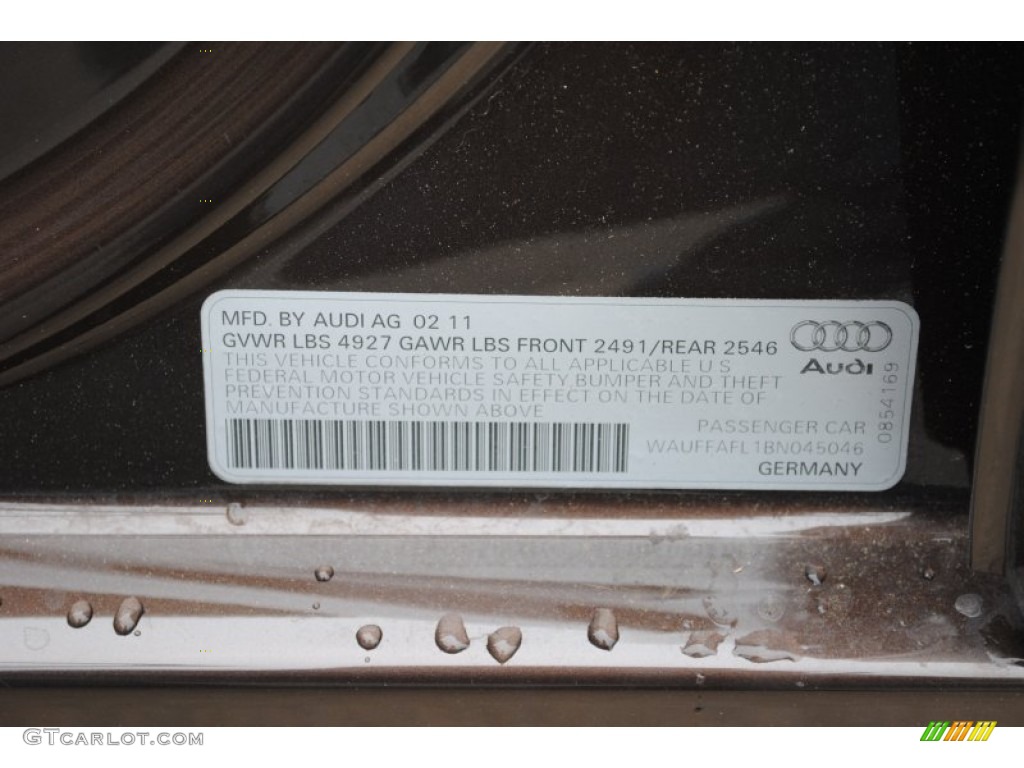 2011 A4 2.0T quattro Sedan - Teak Brown Metallic / Cardamom Beige photo #18