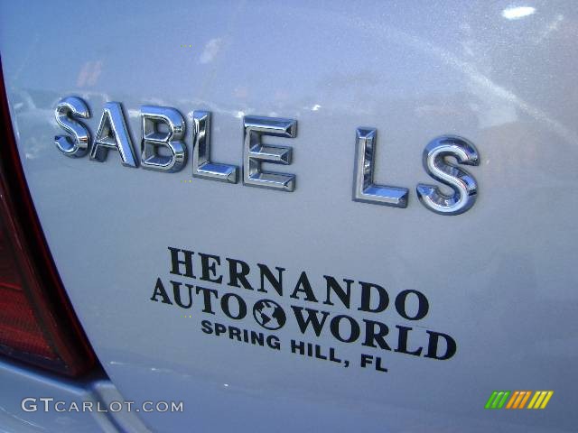 2004 Sable LS Premium Sedan - Silver Frost Metallic / Medium Graphite photo #10