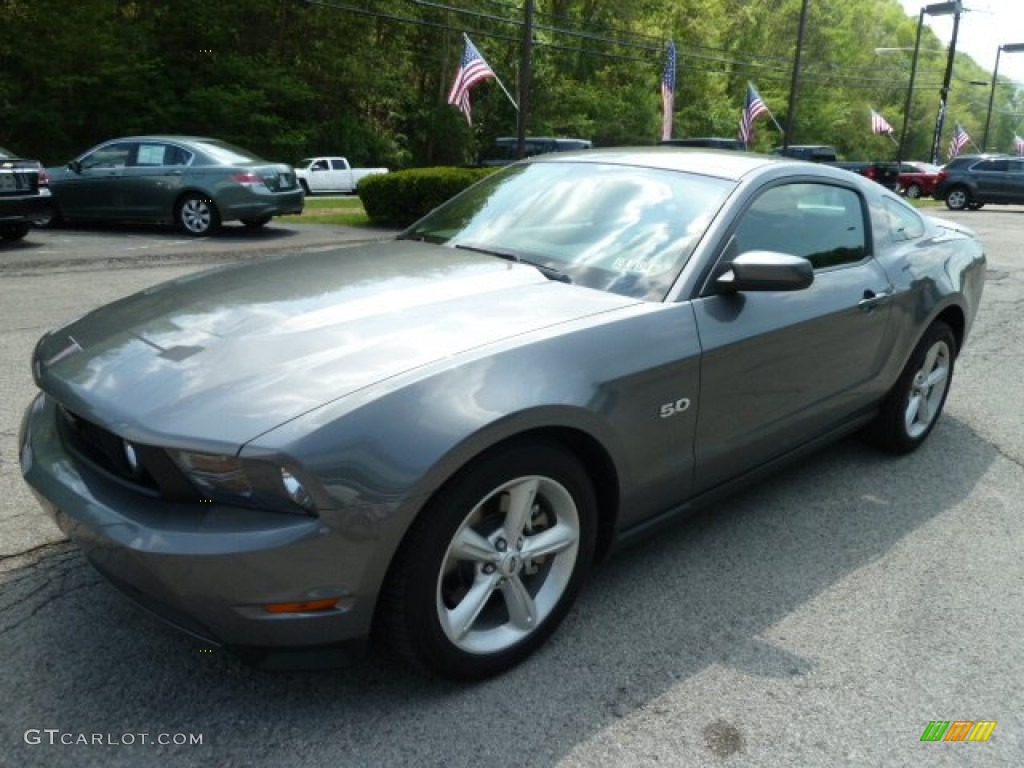 2012 Mustang GT Coupe - Sterling Gray Metallic / Charcoal Black photo #6