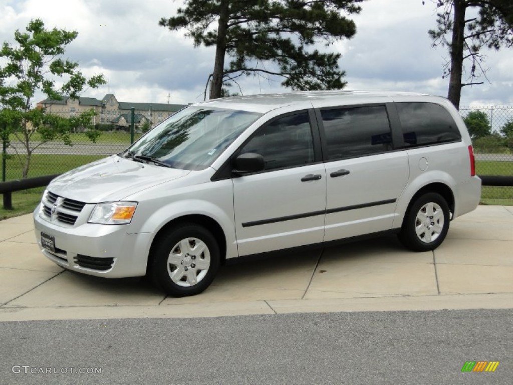 2008 Grand Caravan SE - Bright Silver Metallic / Medium Slate Gray/Light Shale photo #9