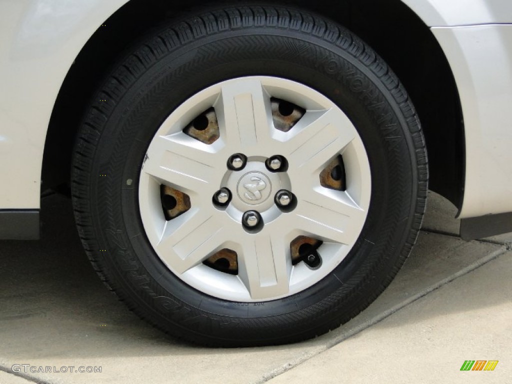 2008 Grand Caravan SE - Bright Silver Metallic / Medium Slate Gray/Light Shale photo #31