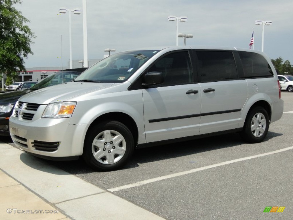 2008 Grand Caravan SE - Bright Silver Metallic / Medium Slate Gray/Light Shale photo #35