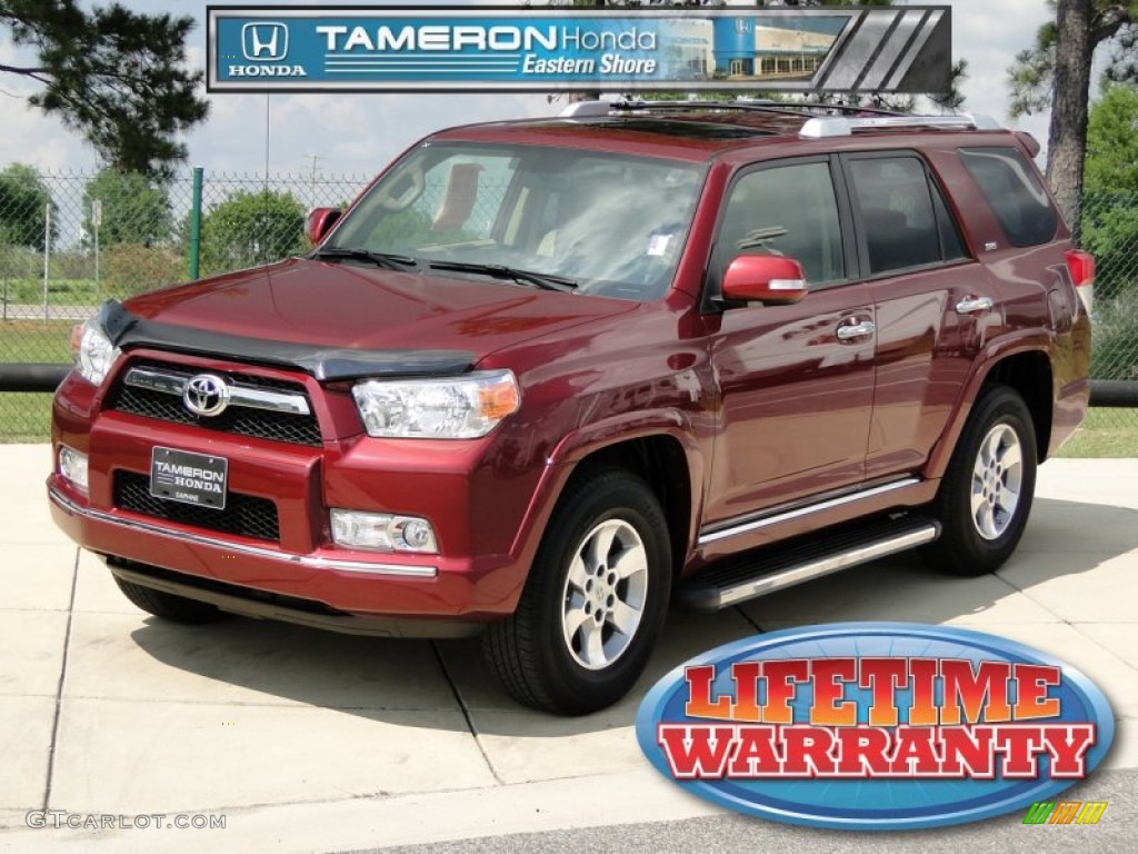 2010 4Runner SR5 4x4 - Salsa Red Pearl / Sand Beige photo #1