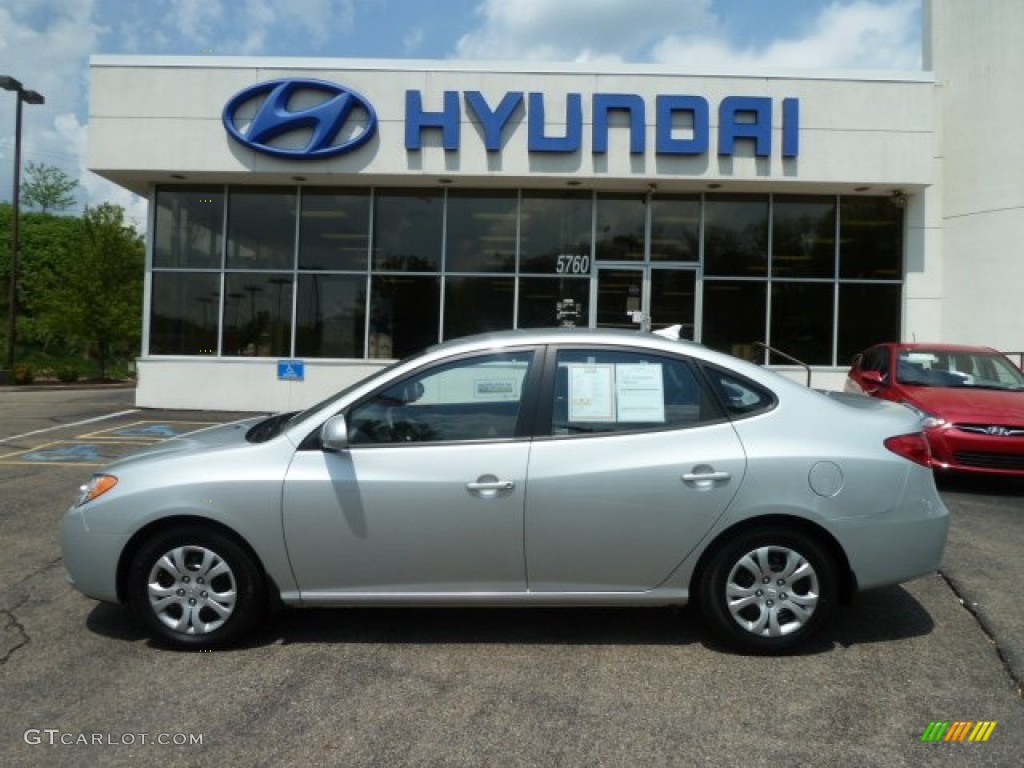 2009 Elantra GLS Sedan - Quicksilver / Gray photo #1