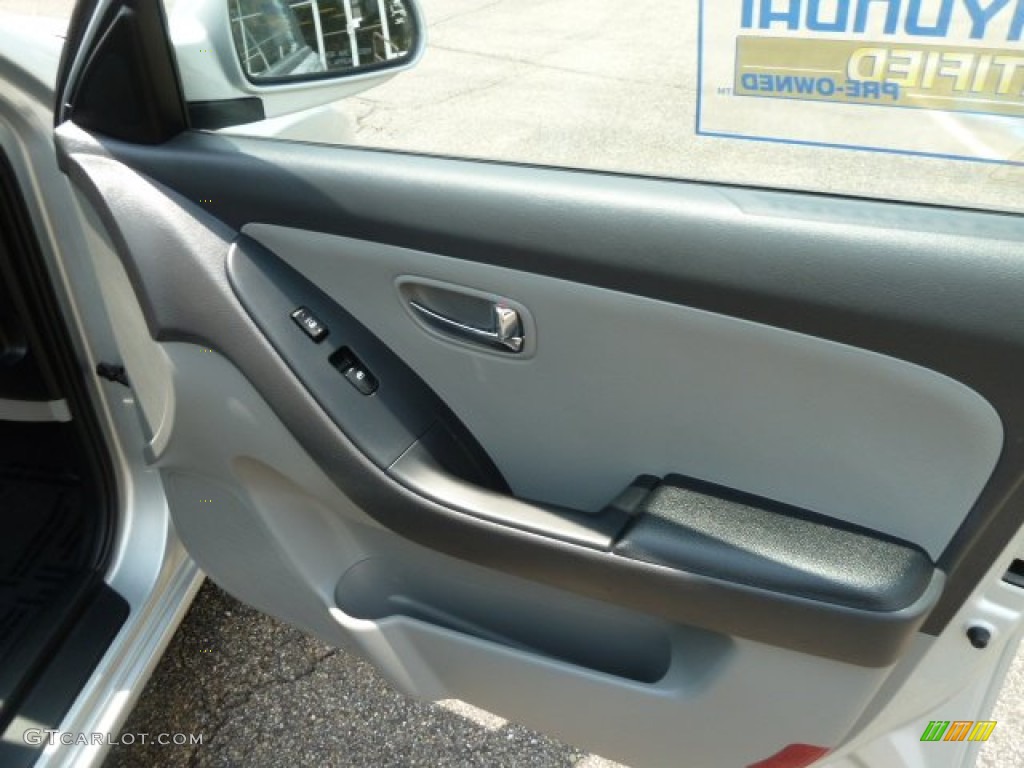 2009 Elantra GLS Sedan - Quicksilver / Gray photo #13