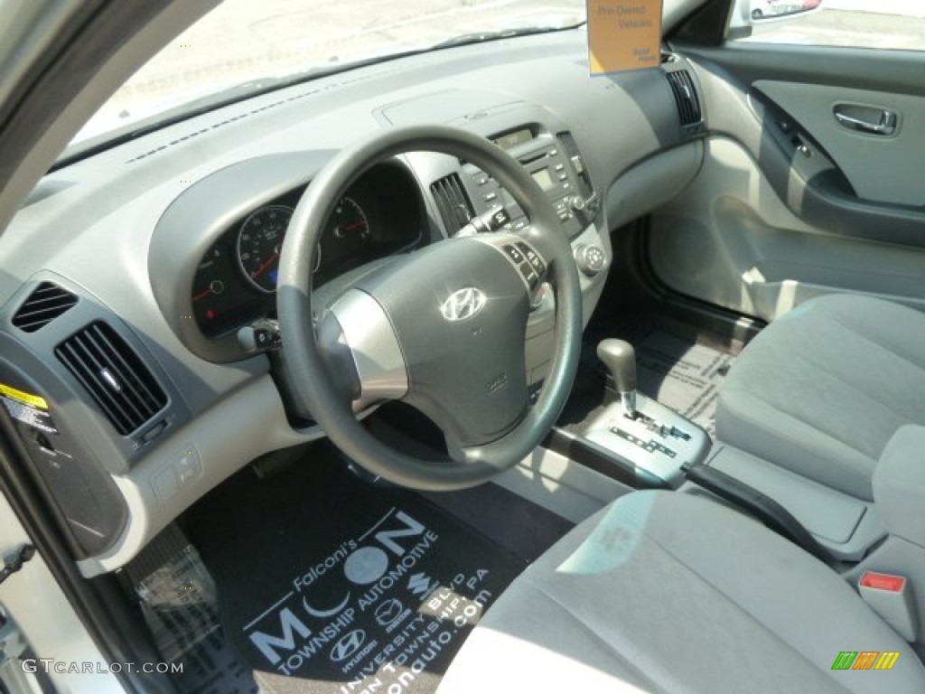 2009 Elantra GLS Sedan - Quicksilver / Gray photo #21