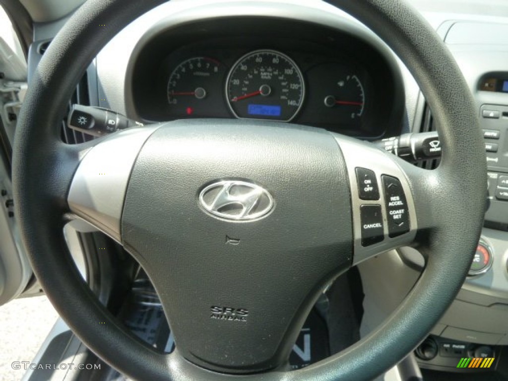 2009 Elantra GLS Sedan - Quicksilver / Gray photo #22