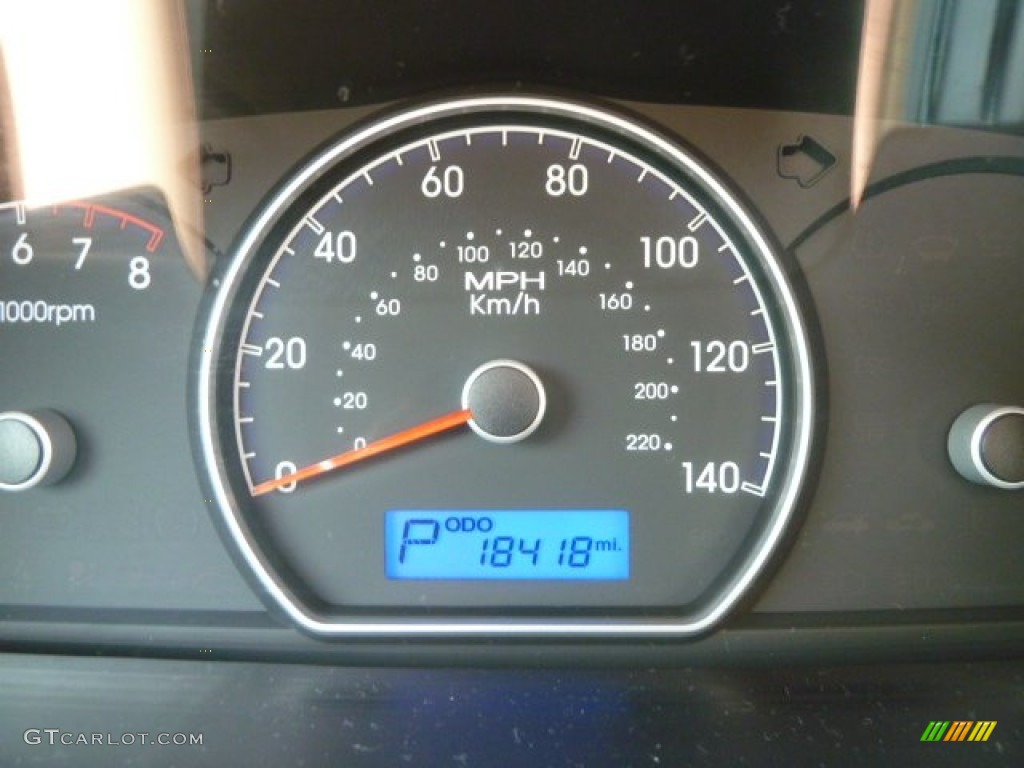 2009 Elantra GLS Sedan - Quicksilver / Gray photo #25