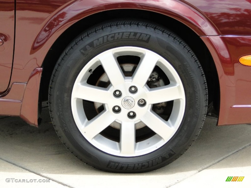 2003 Maxima GLE - Merlot Red / Blond photo #32