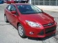 2012 Red Candy Metallic Ford Focus SE Sedan  photo #2