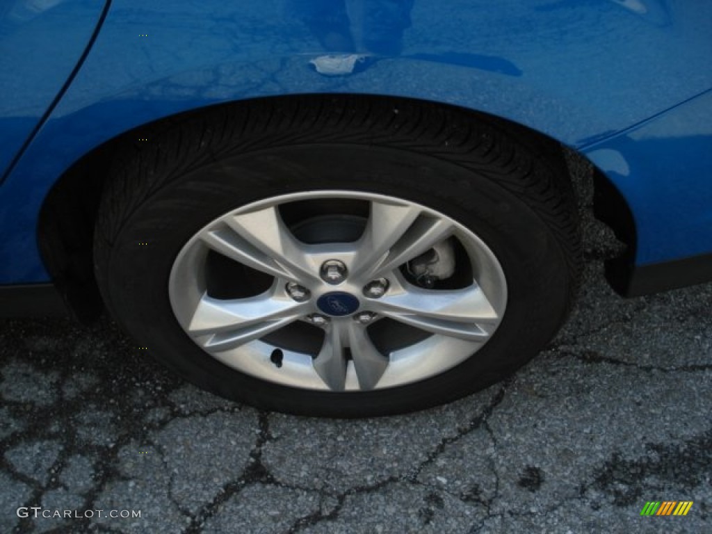 2012 Focus SE Sport Sedan - Blue Candy Metallic / Two-Tone Sport photo #9