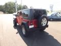 2007 Flame Red Jeep Wrangler Unlimited Rubicon 4x4  photo #3