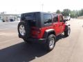 2007 Flame Red Jeep Wrangler Unlimited Rubicon 4x4  photo #5