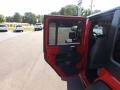 2007 Flame Red Jeep Wrangler Unlimited Rubicon 4x4  photo #16