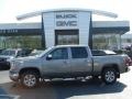 2008 Steel Gray Metallic GMC Sierra 1500 SLE Crew Cab 4x4  photo #1