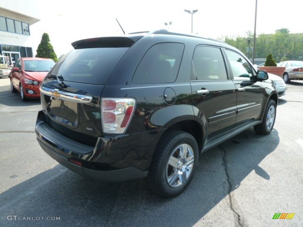 2008 Equinox LTZ AWD - Black / Light Gray photo #3