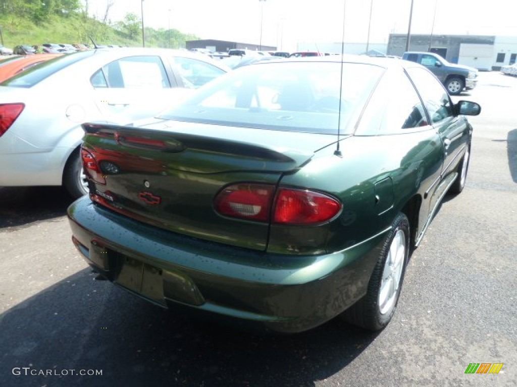 2001 Cavalier Z24 Coupe - Dark Colorado Green Metallic / Graphite photo #2