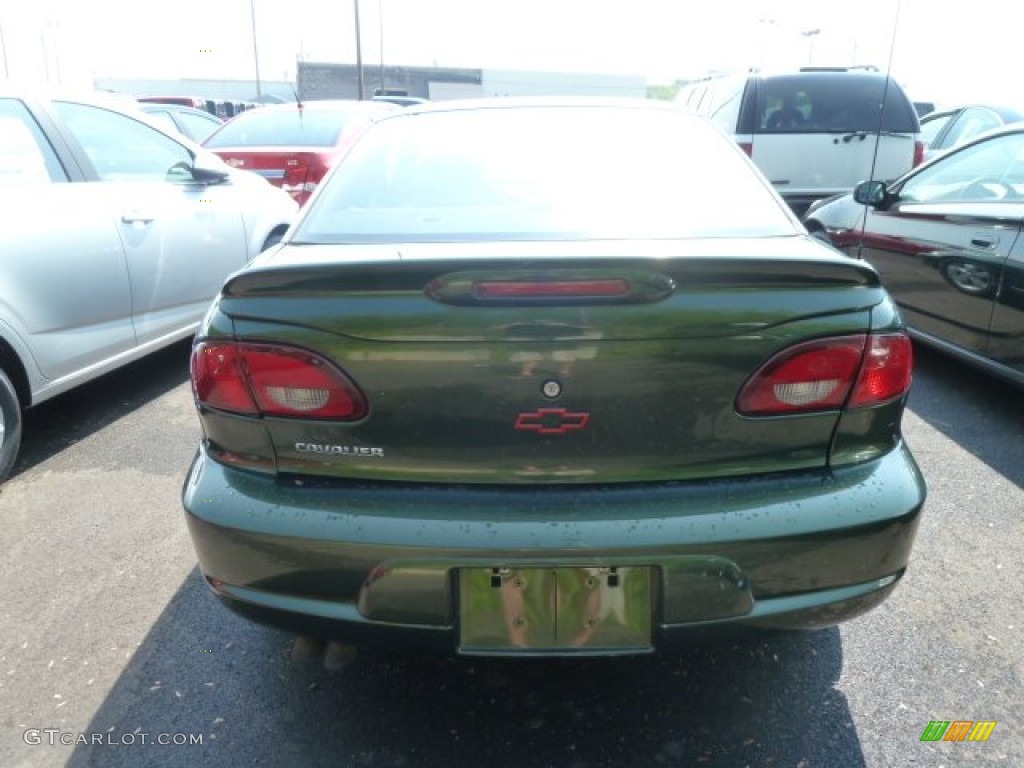 2001 Cavalier Z24 Coupe - Dark Colorado Green Metallic / Graphite photo #3