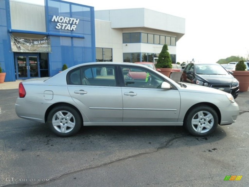 2007 Malibu LT Sedan - Silverstone Metallic / Ebony Black photo #2