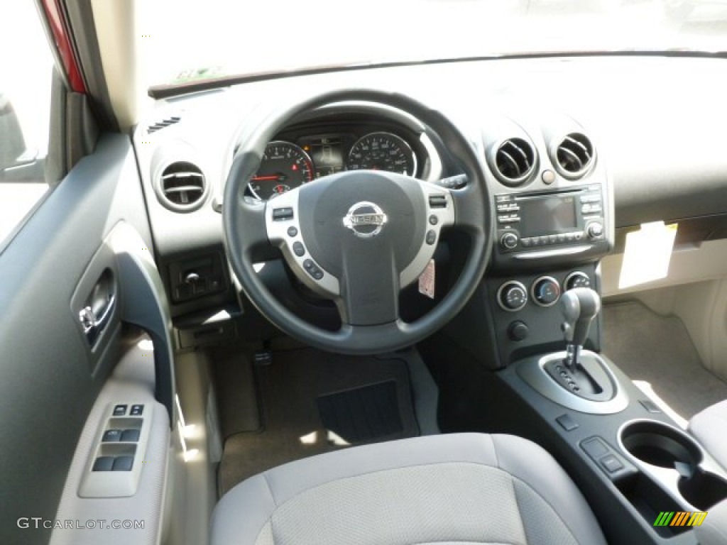 2012 Rogue S Special Edition AWD - Cayenne Red / Gray photo #15