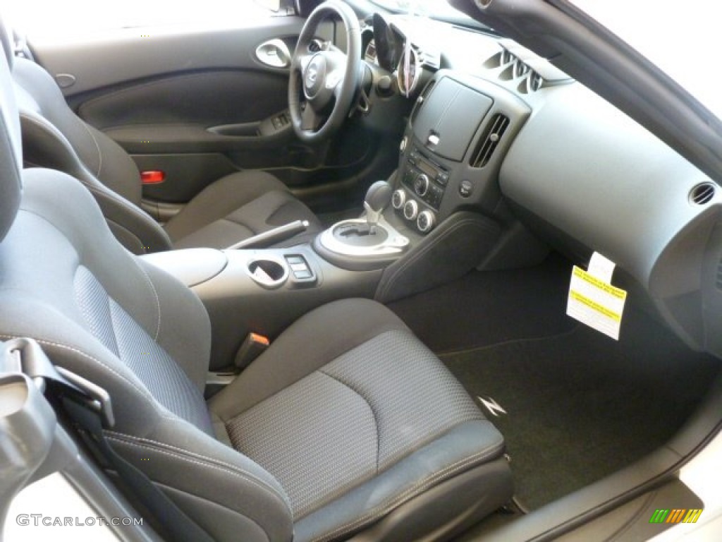 Black Interior 2012 Nissan 370Z Roadster Photo #64800492