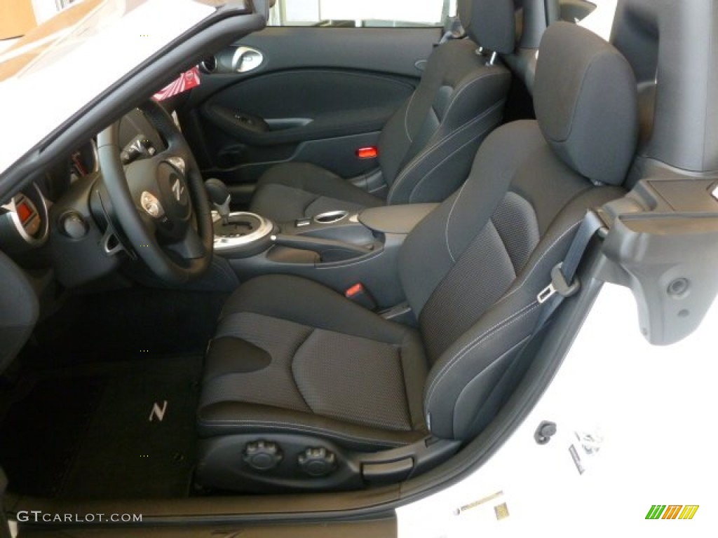 Black Interior 2012 Nissan 370Z Roadster Photo #64800507