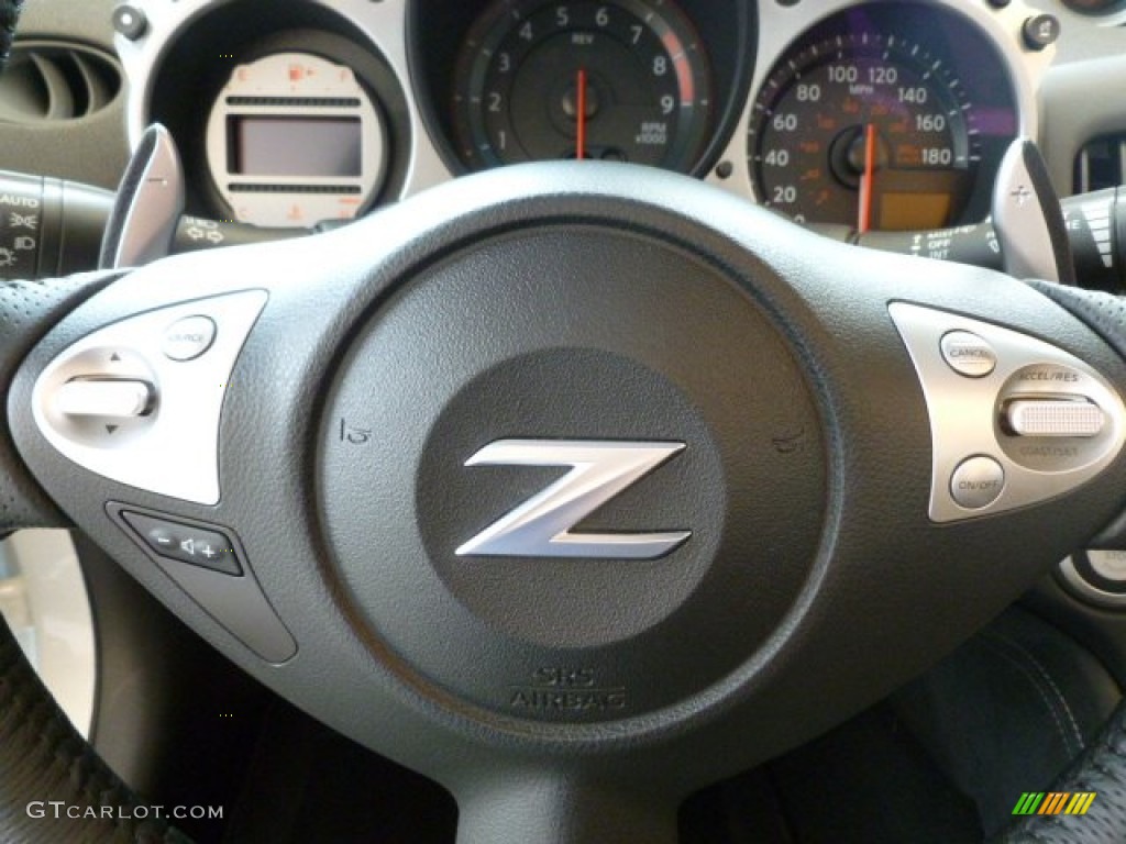 2012 370Z Roadster - Pearl White / Black photo #17