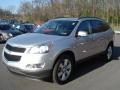 2012 Silver Ice Metallic Chevrolet Traverse LT  photo #4