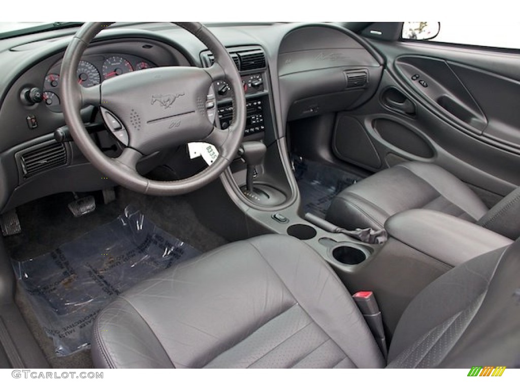 Dark Charcoal Interior 2003 Ford Mustang GT Convertible Photo #64801857