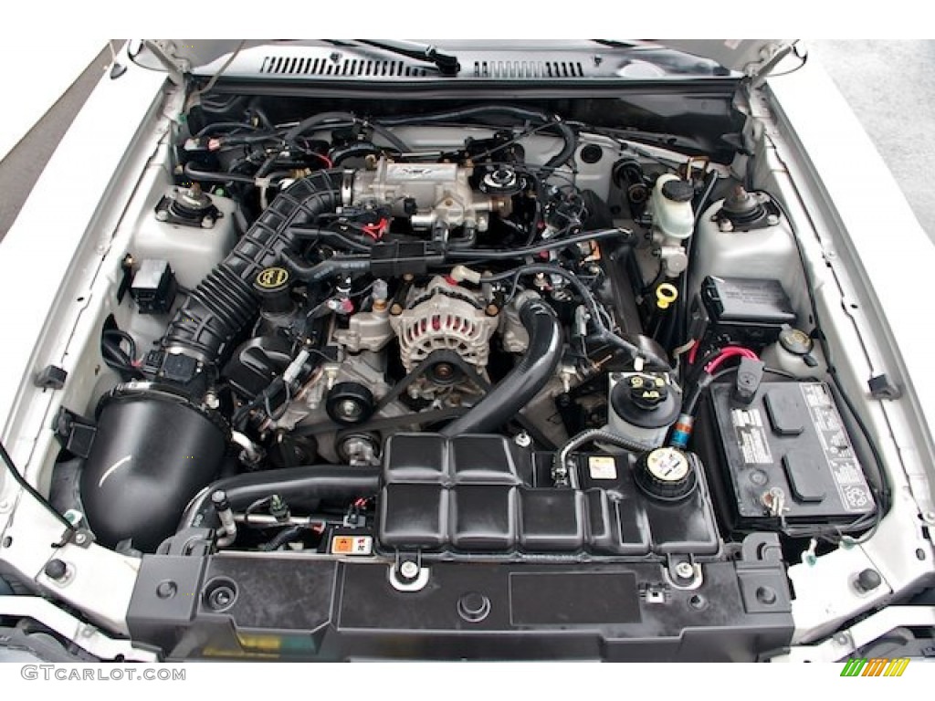 2003 Mustang GT Convertible - Silver Metallic / Dark Charcoal photo #27