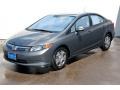 2012 Polished Metal Metallic Honda Civic Hybrid-L Sedan  photo #3