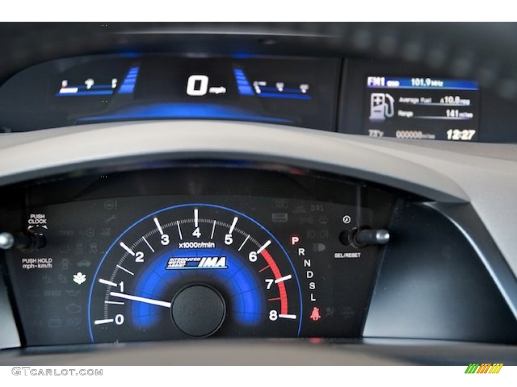 2012 Honda Civic Hybrid-L Sedan Gauges Photo #64802493