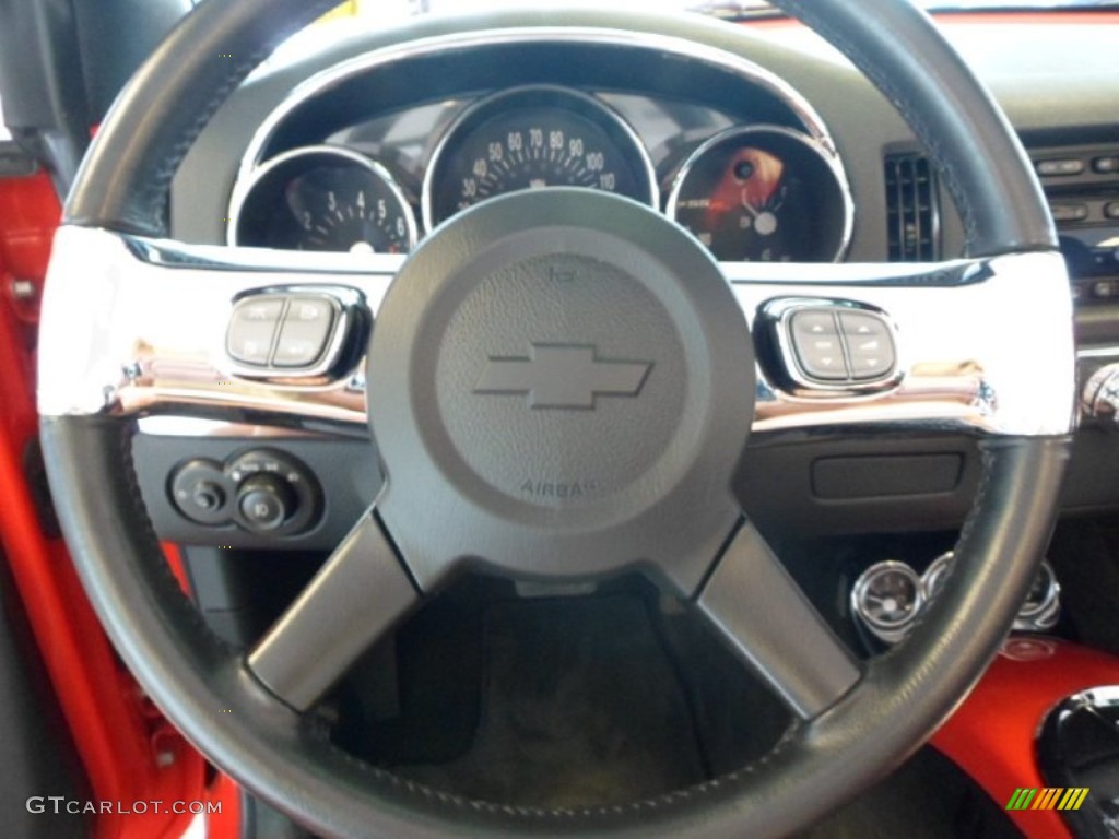 2006 Chevrolet SSR Standard SSR Model Ebony Steering Wheel Photo #64803105