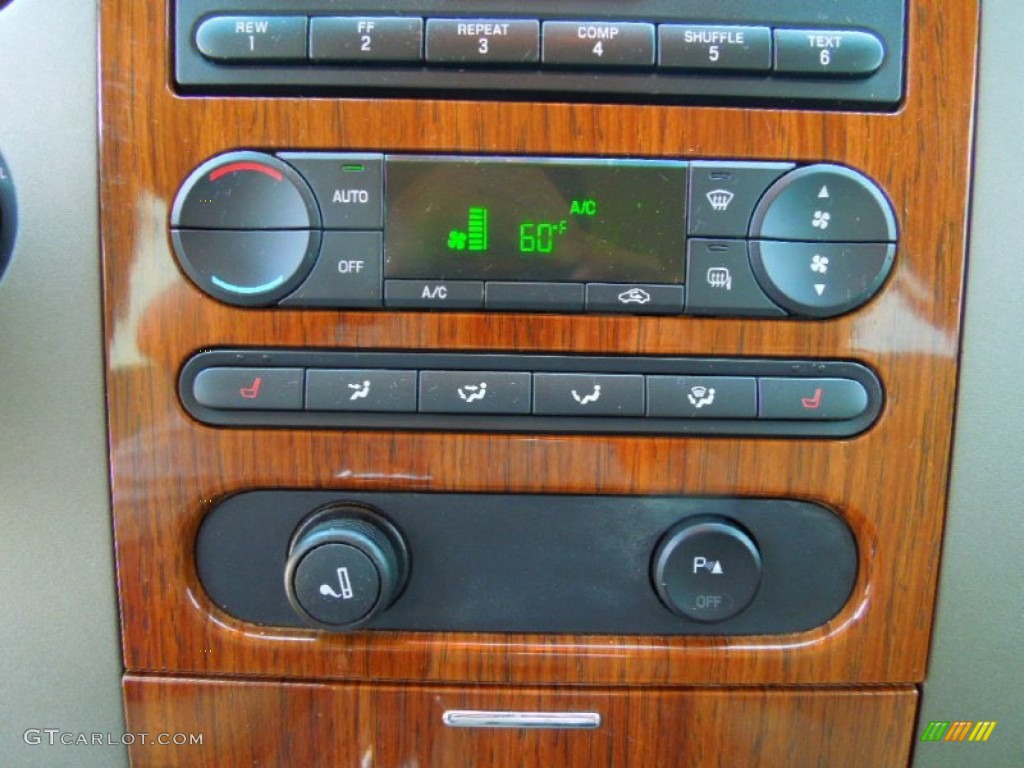2004 F150 Lariat SuperCrew 4x4 - Aspen Green Metallic / Tan photo #16