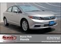 Alabaster Silver Metallic - Civic EX-L Sedan Photo No. 1