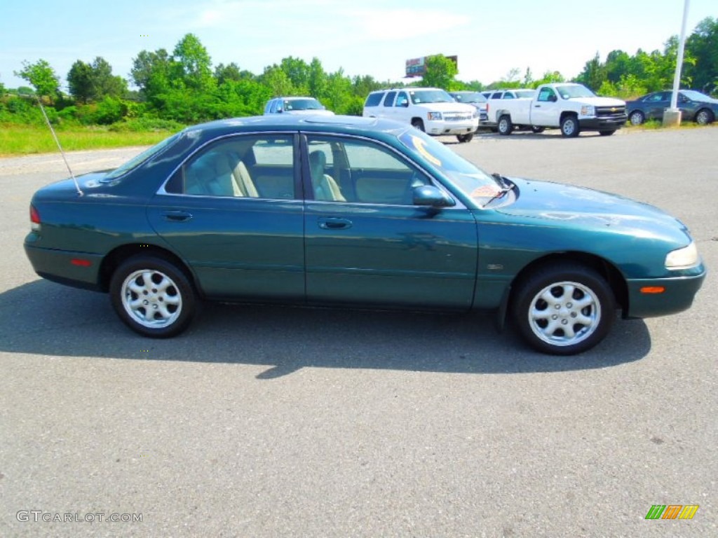 1996 626 ES V6 - Hunter Green Mica / Beige photo #3