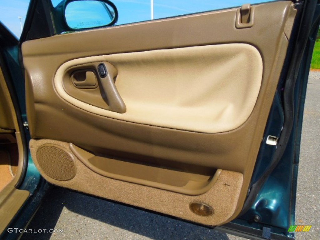 1996 626 ES V6 - Hunter Green Mica / Beige photo #23