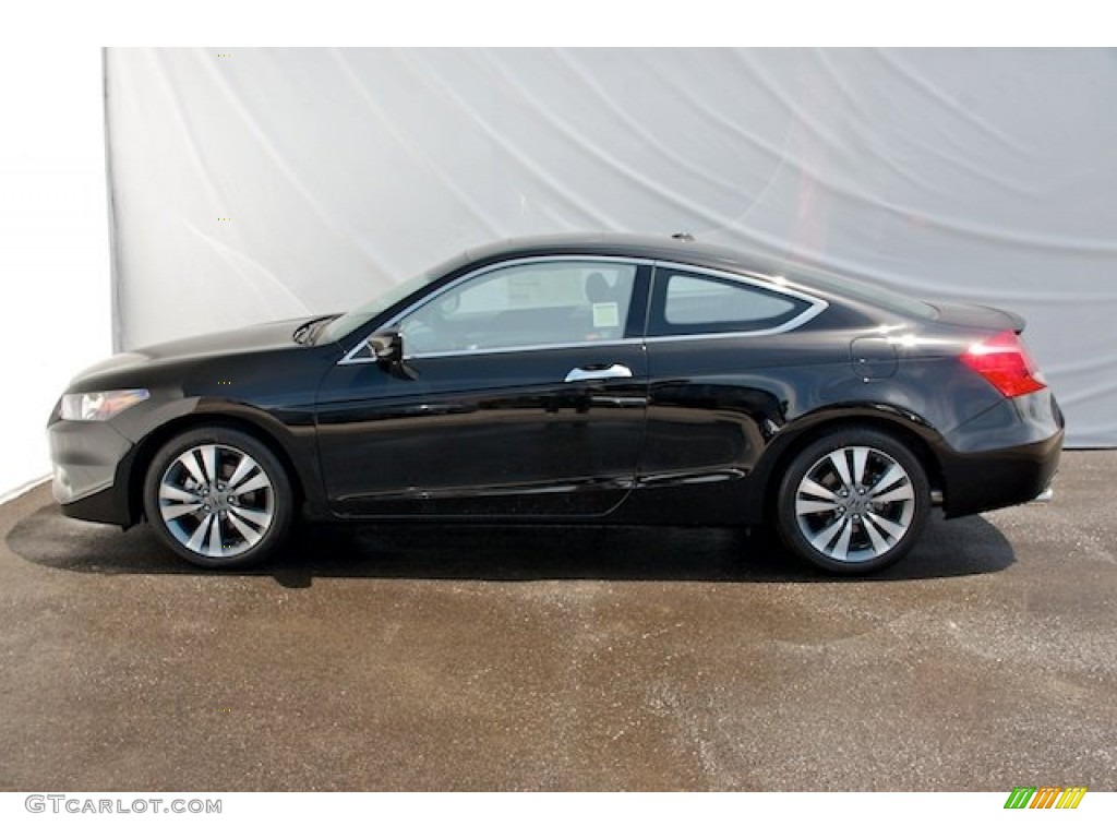 Crystal Black Pearl 2012 Honda Accord EX Coupe Exterior Photo #64805331