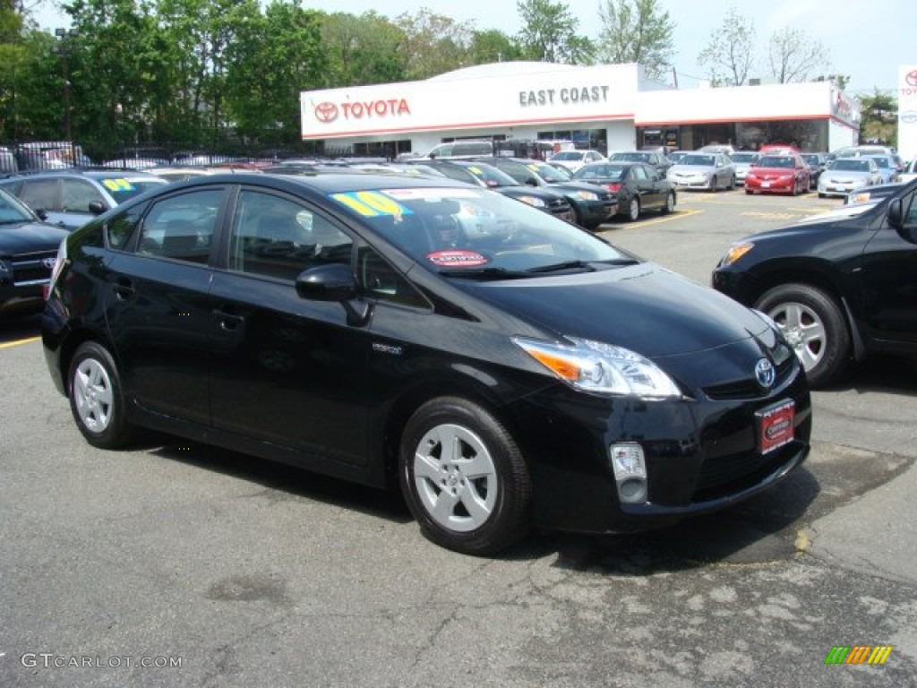 2010 Prius Hybrid II - Black / Misty Gray photo #1
