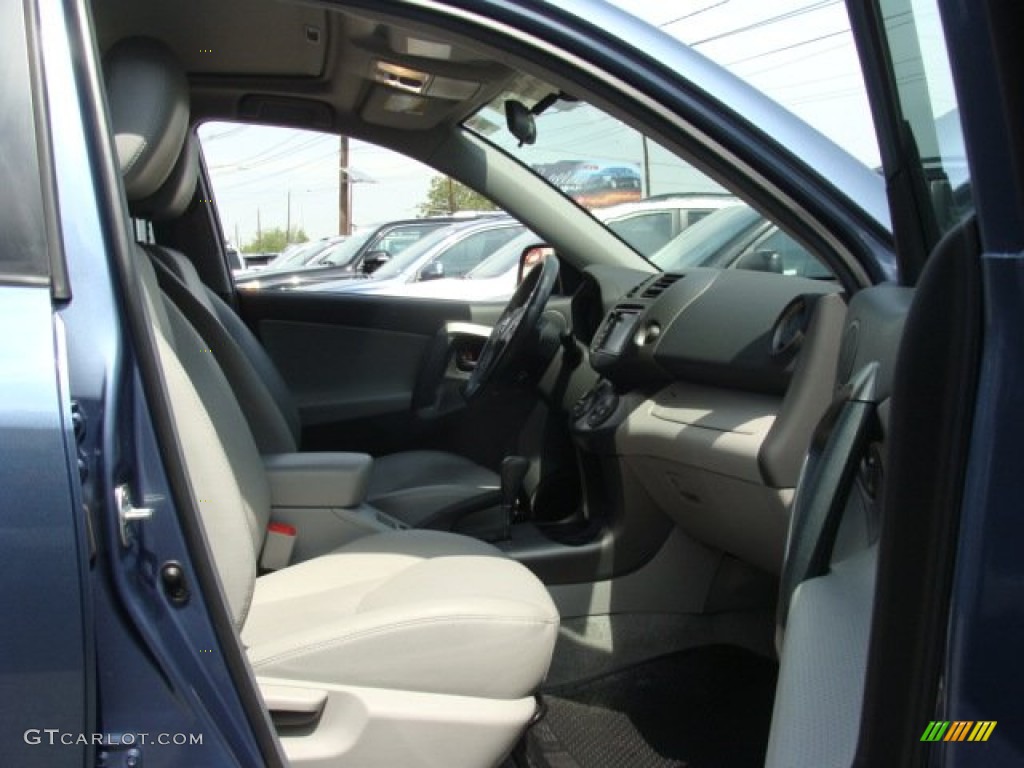 2009 RAV4 Limited 4WD - Pacific Blue Metallic / Ash Gray photo #8