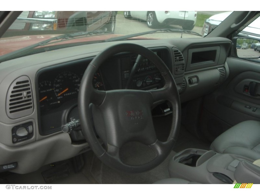 1999 Sierra 3500 SLT Crew Cab Dually - Fire Red / Gray photo #23